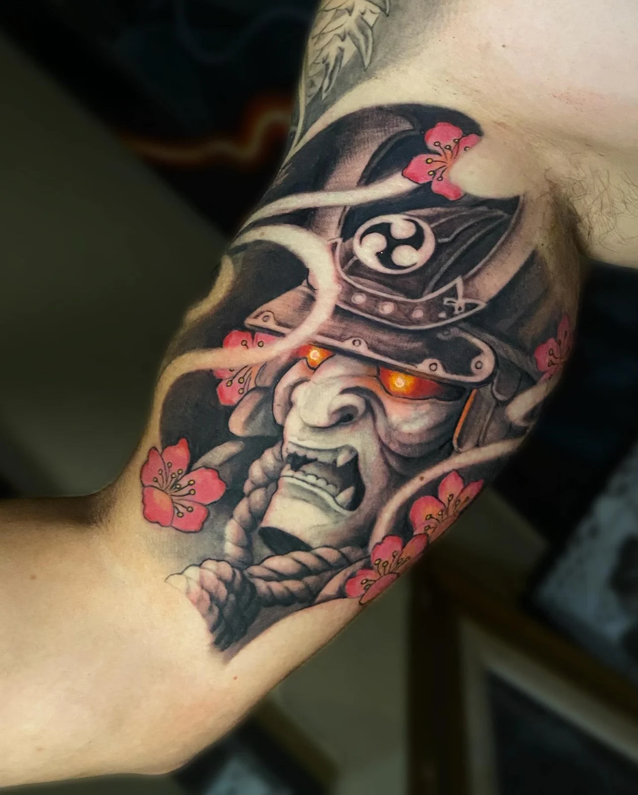 Tatuaje de Iván Pérez: Espíritu samurái