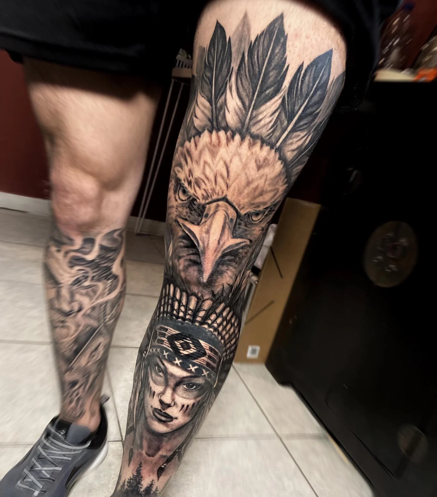 Tatuaje de Iván Pérez: Instinto