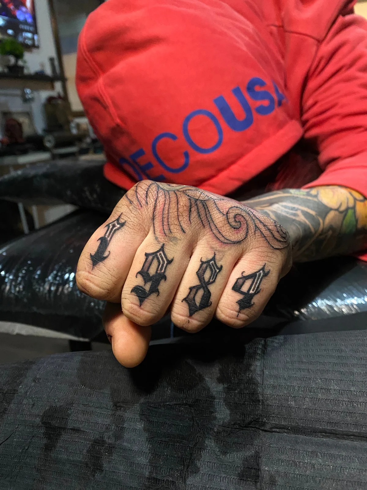 Tatuaje de Iván Pérez: Palabras que quedan
